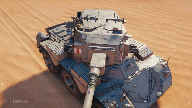 Скриншоты танка Saladin (FV601) с супертеста World of Tanks