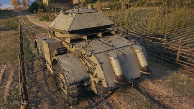 Скриншоты танка Staghound Mk. III с супертеста World of Tanks EU