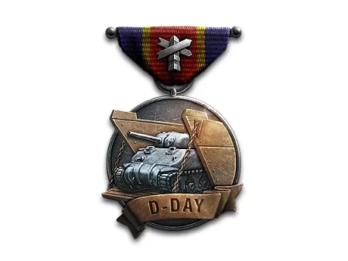 Медаль для будущего события «Операция "Оверлорд"» в World of Tanks
