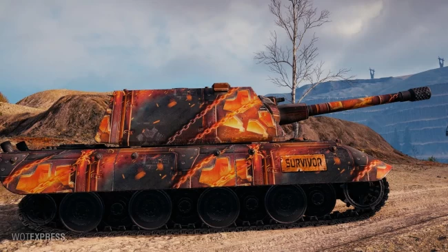 Настраиваемый 2D-cтиль «Калёная сталь» для режима «Стальной охотник» в World of Tanks