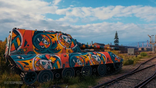 2D-стиль «Коварная кошка» в World of Tanks