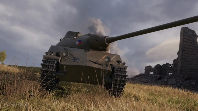 Танк Škoda T 17 из обновления 1.26 World of Tanks